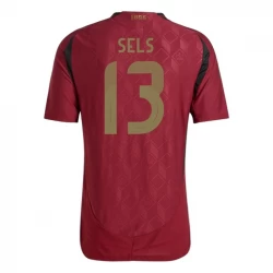 Belgien Sels #13 Heim Trikot EM 2024 Fußballtrikot