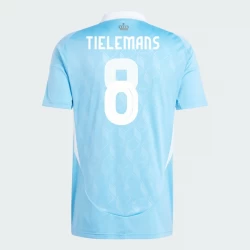 Belgien Tielemans #8 Auswärts Trikot EM 2024 Fußballtrikot
