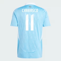 Belgien Yannick Carrasco #11 Auswärts Trikot EM 2024 Fußballtrikot