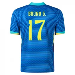 Brasilien Bruno Guimarães #17 Auswärts Trikot Copa America 2024 Fußballtrikot