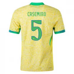 Brasilien Casemiro #5 Heim Trikot Copa America 2024 Fußballtrikot