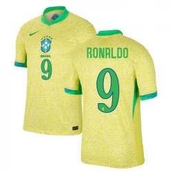 Brasilien Cristiano Ronaldo #9 Heim Trikot Copa America 2024 Fußballtrikot