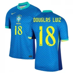 Brasilien Douglas Luiz #18 Auswärts Trikot Copa America 2024 Fußballtrikot