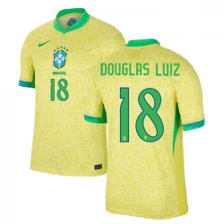 Brasilien Douglas Luiz #18 Heim Trikot Copa America 2024 Fußballtrikot