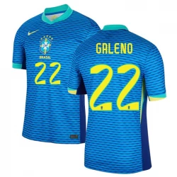 Brasilien Galeno #22 Auswärts Trikot Copa America 2024 Fußballtrikot