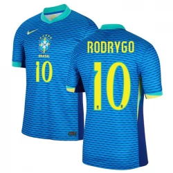 Brasilien Rodrygo #10 Auswärts Trikot Copa America 2024 Fußballtrikot