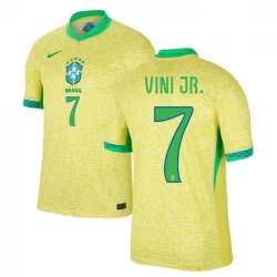 Brasilien Vinicius Junior #7 Heim Trikot Copa America 2024 Fußballtrikot