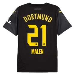 BVB Borussia Dortmund Donyell Malen #21 Auswärts Trikot 2024/25 Fußballtrikot