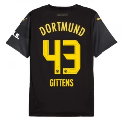 BVB Borussia Dortmund Gittens #43 Auswärts Trikot 2024/25 Fußballtrikot