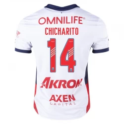 CD Guadalajara Chicharito #14 Auswärts Trikot 2024/25 Fußballtrikot