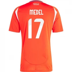 Chile Medel #17 Heim Trikot Copa America 2024 Fußballtrikot