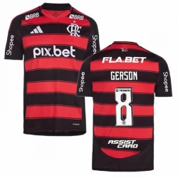CR Flamengo Gersson #8 Heim Trikot 2025/26 Sponsor Fußballtrikot