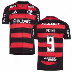 CR Flamengo Pedro #9 Heim Trikot 2025/26 Sponsor Fußballtrikot