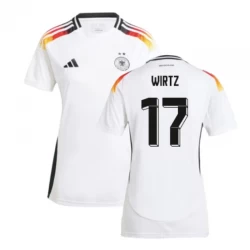 Damen Deutschland Florian Wirtz #17 Heim Trikot EM 2024 Fußballtrikot