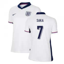 Damen England Bukayo Saka #7 Heim Trikot EM 2024 Fußballtrikot