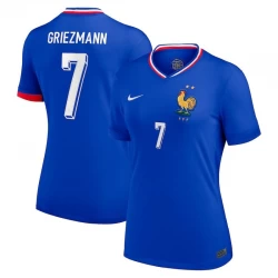 Damen Frankreich Antoine Griezmann #7 Heim Trikot EM 2024 Fußballtrikot