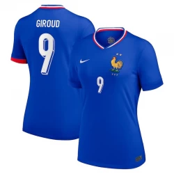Damen Frankreich Olivier Giroud #9 Heim Trikot EM 2024 Fußballtrikot