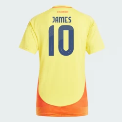 Damen Kolumbien James Rodríguez #10 Heim Trikot Copa America 2024 Fußballtrikot