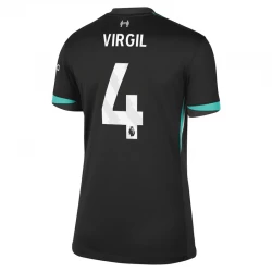 Damen Liverpool FC Virgil van Dijk #4 Auswärts Trikot 2024/25 Fußballtrikot