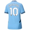 Damen Manchester City Jack Grealish #10 Heim Trikot 2024/25 Fußballtrikot