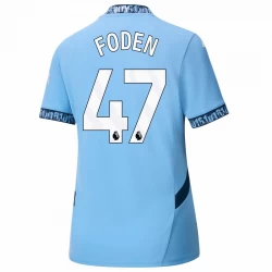 Damen Manchester City Phil Foden #47 Heim Trikot 2024/25 Fußballtrikot