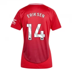 Damen Manchester United Christian Eriksen #14 Heim Trikot 2024/25 Fußballtrikot