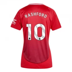 Damen Manchester United Marcus Rashford #10 Heim Trikot 2024/25 Fußballtrikot