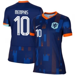 Damen Niederlande Memphis Depay #10 Auswärts Trikot EM 2024 Fußballtrikot