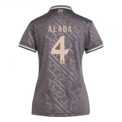 Damen Real Madrid David Alaba #4 Ausweich Trikot 2024/25 Fußballtrikot