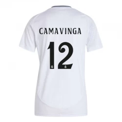 Damen Real Madrid Eduardo Camavinga #12 Heim Trikot 2024/25 Fußballtrikot