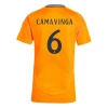 Damen Real Madrid Eduardo Camavinga #6 Auswärts Trikot 2024/25 Fußballtrikot