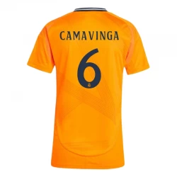 Damen Real Madrid Eduardo Camavinga #6 Auswärts Trikot 2024/25 Fußballtrikot