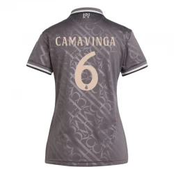 Damen Real Madrid Eduardo Camavinga #6 Ausweich Trikot 2024/25 Fußballtrikot