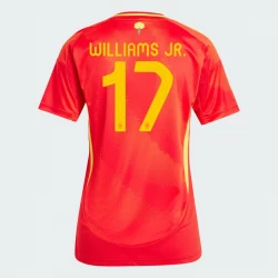 Damen Spanien Nico Williams Jr. #17 Heim Trikot EM 2024 Fußballtrikot