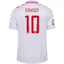 Dänemark Christian Eriksen #10 Auswärts Trikot 2024 Fußballtrikot