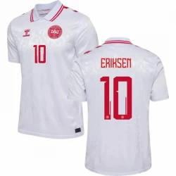 Dänemark Christian Eriksen #10 Auswärts Trikot EM 2024 Fußballtrikot