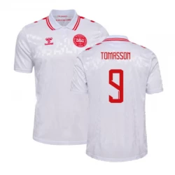 Dänemark Tomasson #9 Auswärts Trikot EM 2024 Fußballtrikot