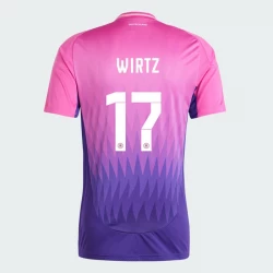 Deutschland Florian Wirtz #17 Auswärts Trikot EM 2024 Fußballtrikot