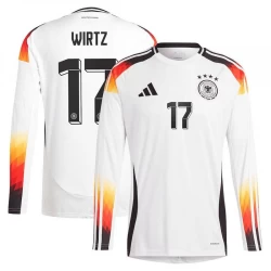 Deutschland Florian Wirtz #17 Heim Trikot EM 2024 Langarm Fußballtrikot