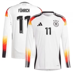 Deutschland Fuhrich #11 Heim Trikot EM 2024 Langarm Fußballtrikot