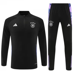 Deutschland Trainingsanzüge Sweatshirt 2024/25 - Schwarz