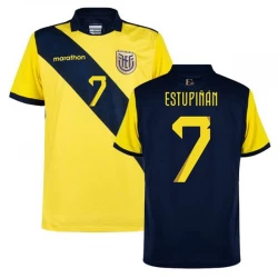 Ecuador Estupinan #7 Heim Trikot Copa America 2024 Fußballtrikot