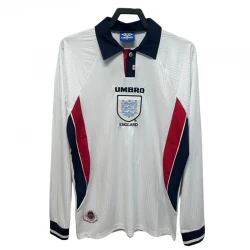 England Heim Trikot 1998 Retro Langarm Fußballtrikot