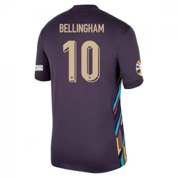 England Jude Bellingham #10 Auswärts Trikot EM 2024 Fußballtrikot