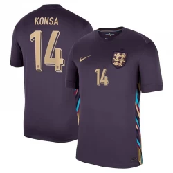England Konsa #14 Auswärts Trikot EM 2024 Fußballtrikot
