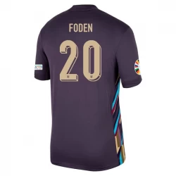 England Phil Foden #20 Auswärts Trikot EM 2024 Fußballtrikot