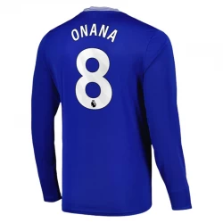 Everton FC Onana #8 Heim Trikot 2024/25 Langarm Fußballtrikot