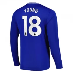 Everton FC Young #18 Heim Trikot 2024/25 Langarm Fußballtrikot