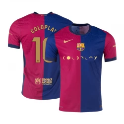 FC Barcelona Coldplay #10 Heim Trikot 2024/25 Fußballtrikot