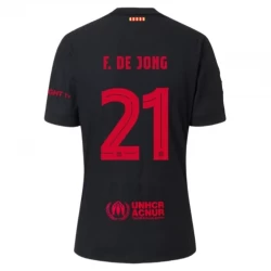 FC Barcelona F.De Jong #21 Auswärts Trikot 2024/25 Fußballtrikot
